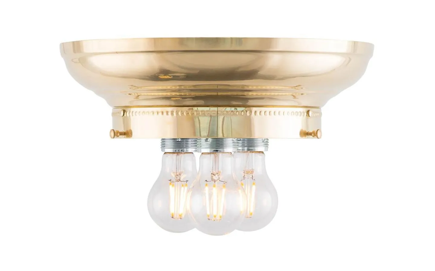 Plafonder-Karlskrona Lampfabrik Fröding plafond 200 - Mässing