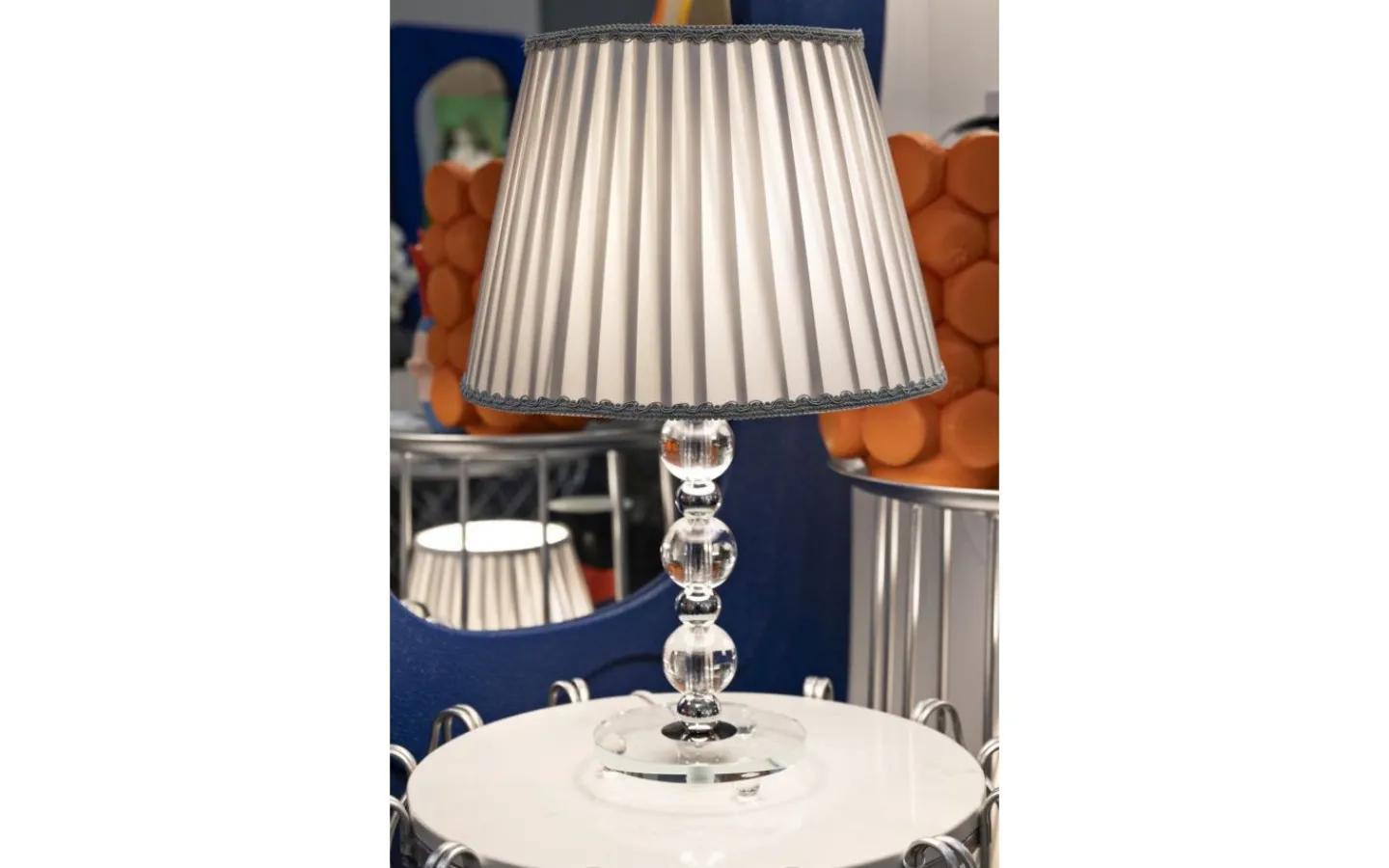 Bordslampor-Mauro Ferretti Fresco Bordslampa 48cm Silver