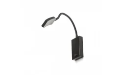 Sovrum|Läslampor-Rendl Frisco W Vägglampa Svart LED 4,2W 3000K