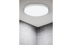 Badrumslampor Tak-Trio Lighting Frodeno H2O Plafond LED 48cm transparent RGBW IP44
