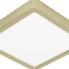 Plafonder-Eglo Fueva Plafond 21cm LED 3000K 17W Guld