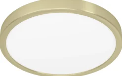 Plafonder < Eglo Fueva Plafond Rund 28,5cm LED 3000K 20,5W Guld