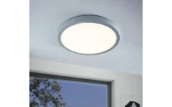 Plafonder < Eglo Fueva Plafond Rund 40cm LED 3000K 22W Silver