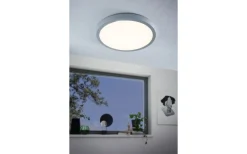 Plafonder < Eglo Fueva Plafond Rund 40cm LED 3000K 22W Silver