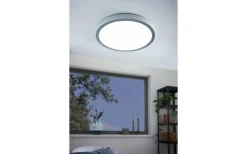 Plafonder < Eglo Fueva Plafond Rund 40cm LED 4000K 22W Silver