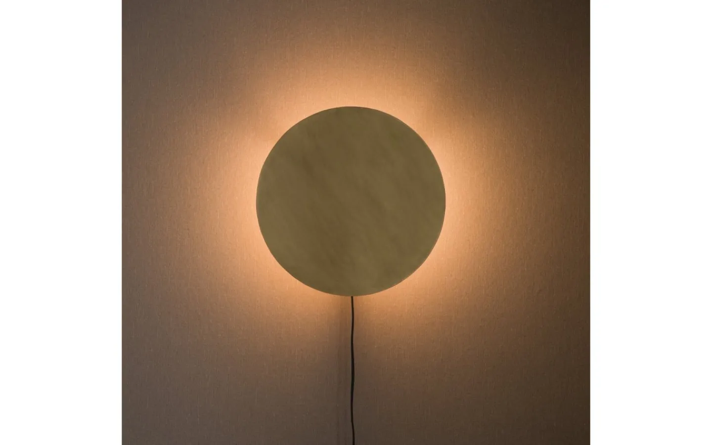 Vardagsrum|Hall & Trappa-PR Home Fullmoon Vägglampa 25cm Pale Gold