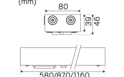 Bänkbelysning|Kök & Matplats < Hidealite Function G2 III Bänkbelysning 3000K 10,8W 87cm