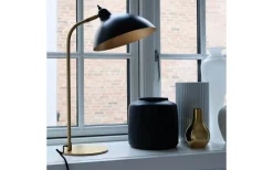 Skrivbordslampor < Dyberg Larsen Futura Skrivbordslampa 55cm Svart/Mässing