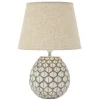 Bordslampor < Mauro Ferretti Gala Bordslampa 52cm Vit/Beige