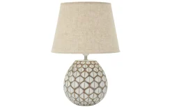 Bordslampor < Mauro Ferretti Gala Bordslampa 52cm Vit/Beige