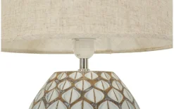 Bordslampor < Mauro Ferretti Gala Bordslampa 52cm Vit/Beige