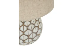 Bordslampor < Mauro Ferretti Gala Bordslampa 52cm Vit/Beige
