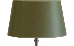 Ovala Lampskärmar-Hallbergs Galaxy Oval Lampskärm 30cm Khakigrön