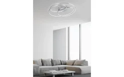 Plafonder < Trio Lighting Gale Plafond LED 80cm borstad stål
