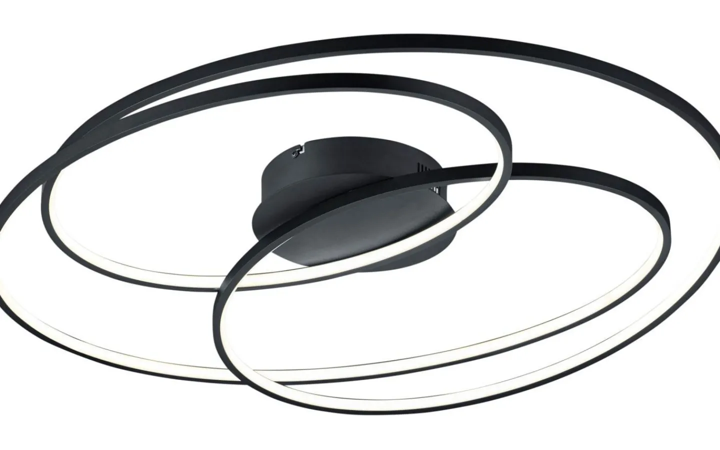 Plafonder-Trio Lighting Gale Plafond LED 80cm mattsvart