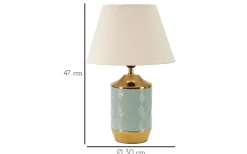 Bordslampor < Mauro Ferretti Gamma Bordslampa 47cm Ljusblå