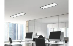 Plafonder < Reality Gamma Plafond LED 80x29cm mattsvart