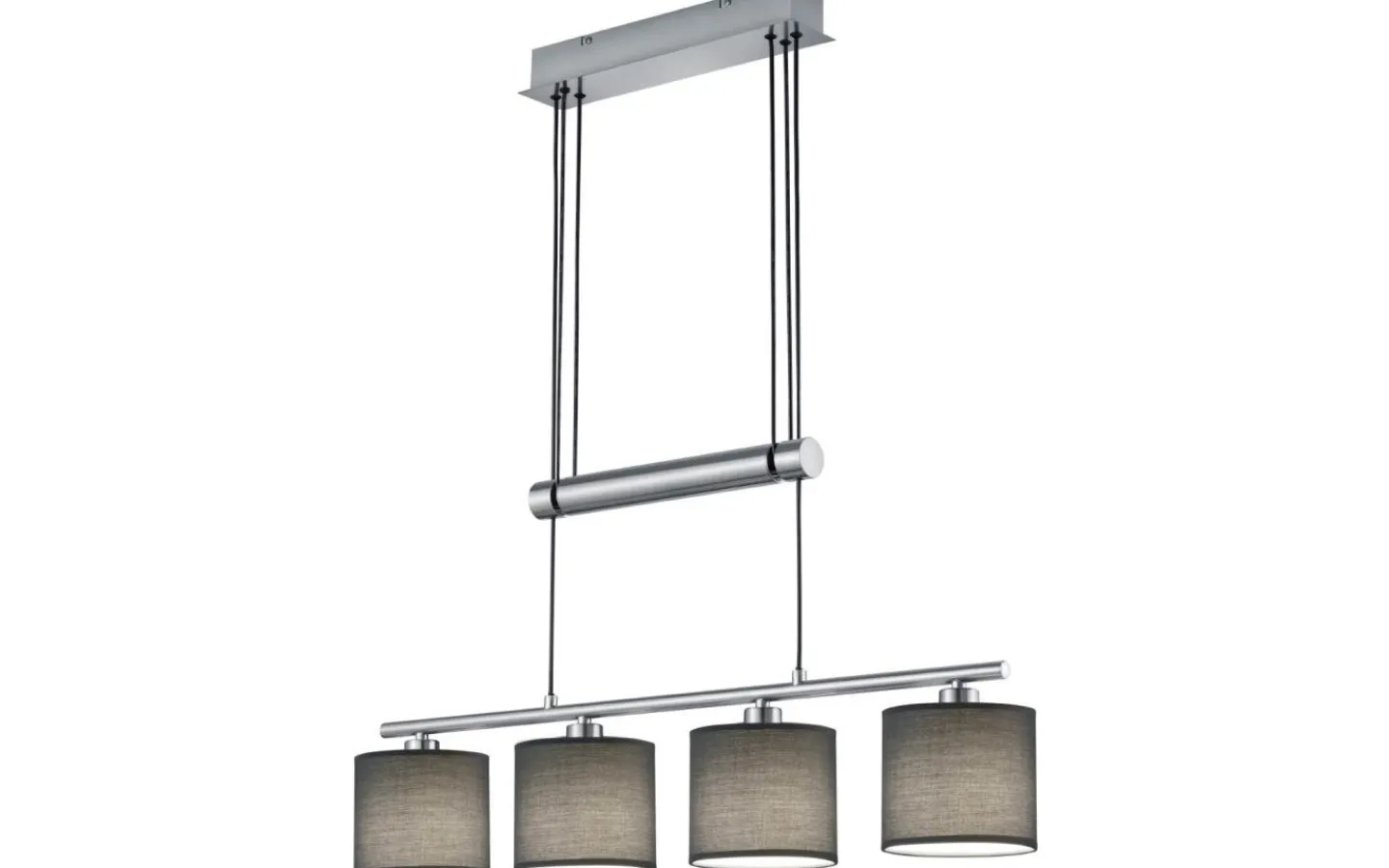 Avlånga Taklampor < Trio Lighting Garda Takpendel 4xE14 grå