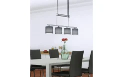 Avlånga Taklampor < Trio Lighting Garda Takpendel 4xE14 grå