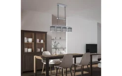 Avlånga Taklampor < Trio Lighting Garda Takpendel 4xE14 grå