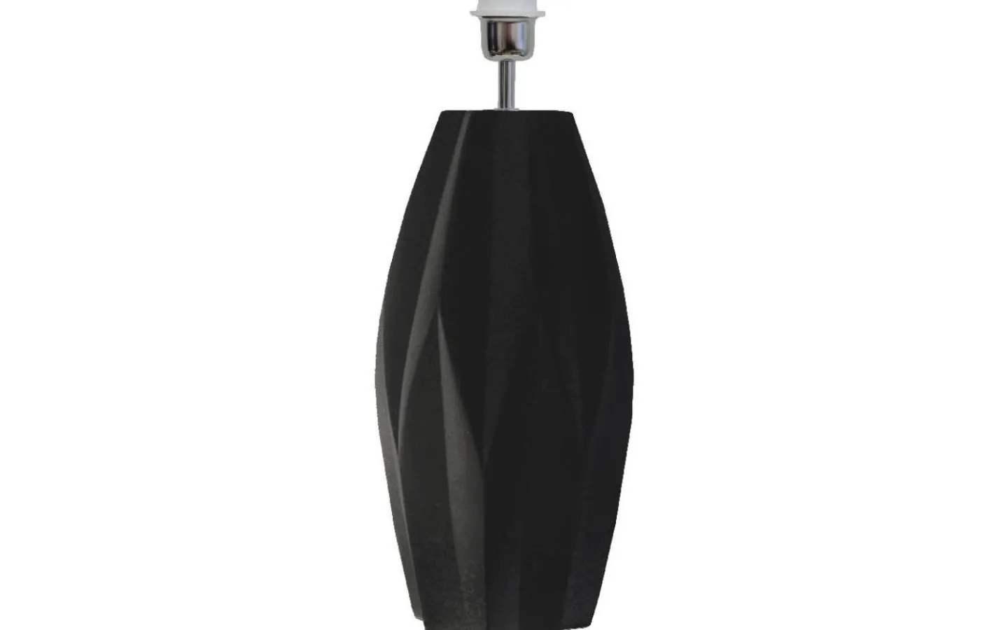 Lampfötter < Hallbergs Geometric Lampfot 50cm Matt svart