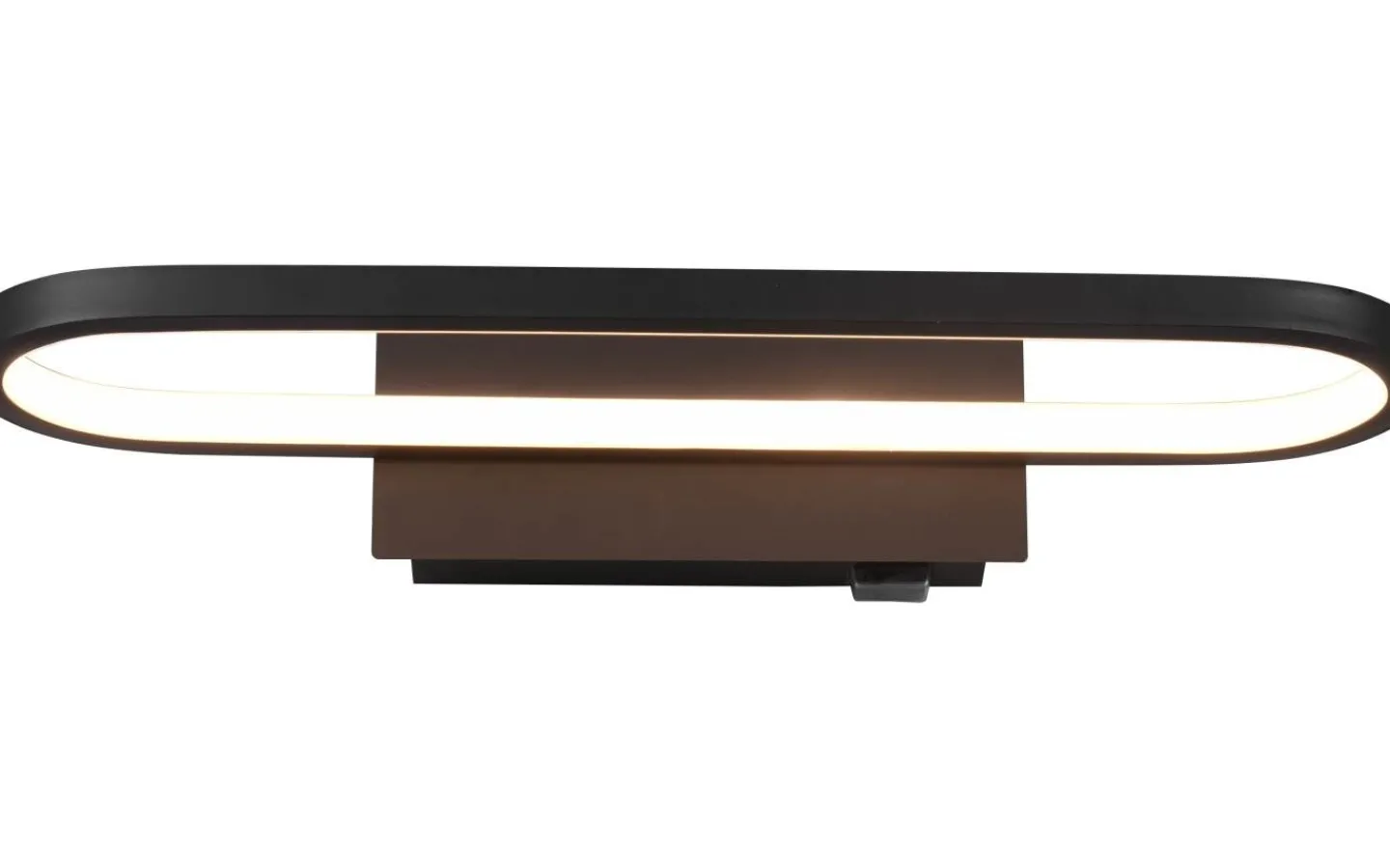 Badrumslampor Vägg < Trio Lighting Gianni H2O Vägglampa LED 40cm mattsvart IP44