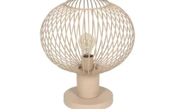 Bordslampor-Trio Lighting Gila Bordslampa 33cm E27 sandfärgad