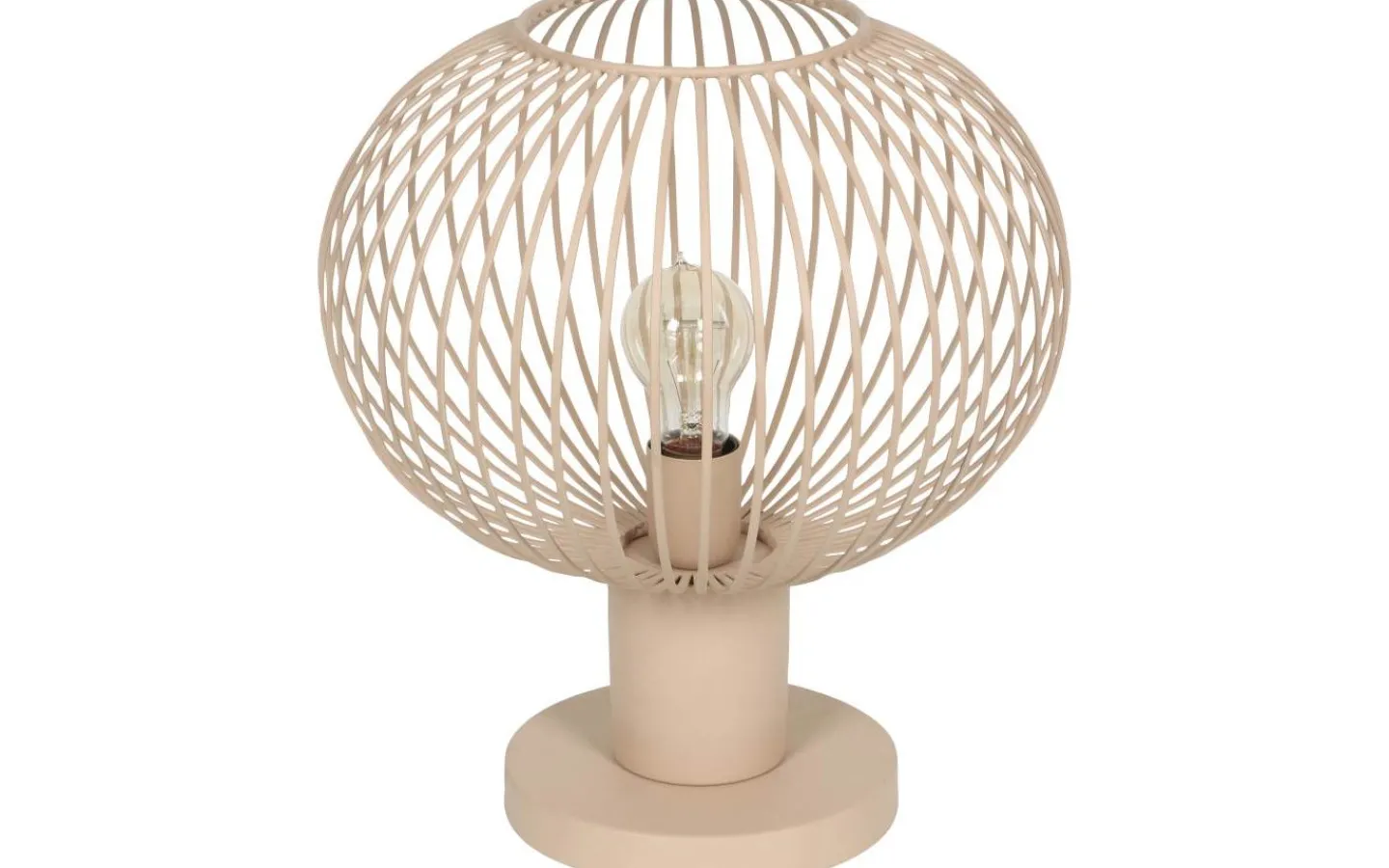 Bordslampor-Trio Lighting Gila Bordslampa 33cm E27 sandfärgad