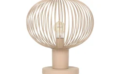 Bordslampor-Trio Lighting Gila Bordslampa 33cm E27 sandfärgad