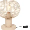 Bordslampor-Trio Lighting Gila Bordslampa 23cm E27 sandfärgad