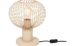 Bordslampor-Trio Lighting Gila Bordslampa 23cm E27 sandfärgad