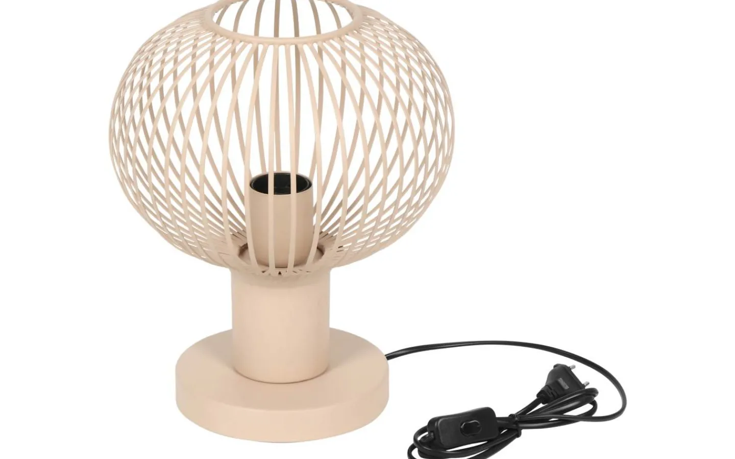 Bordslampor-Trio Lighting Gila Bordslampa 23cm E27 sandfärgad