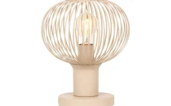 Bordslampor-Trio Lighting Gila Bordslampa 23cm E27 sandfärgad