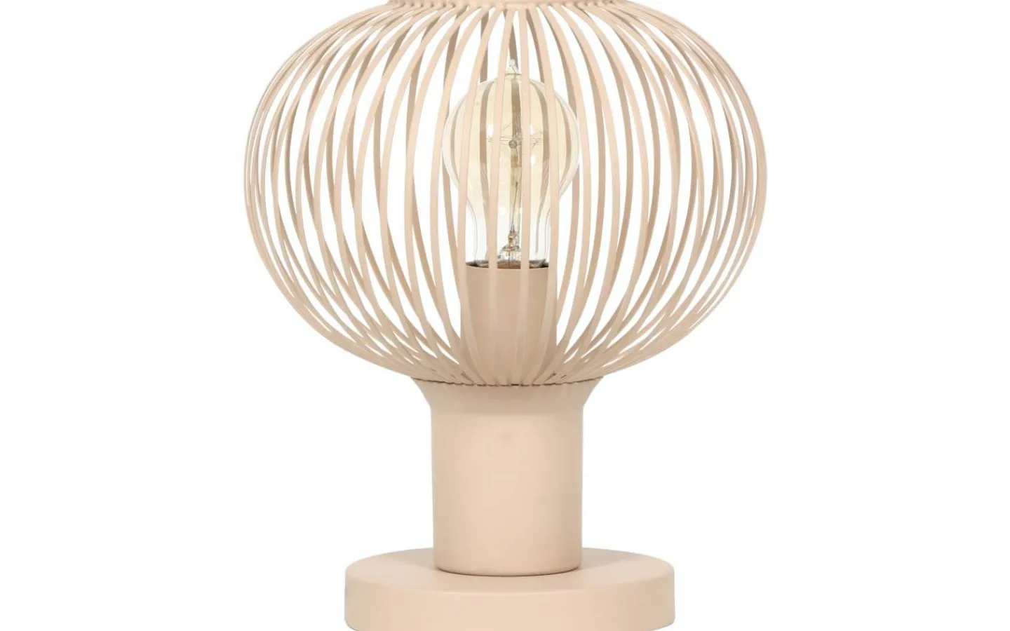 Bordslampor-Trio Lighting Gila Bordslampa 23cm E27 sandfärgad