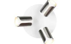 Runda Takspotlights|Takspot Med 3 Lampor < Trio Lighting Gillan Spotlight 3-delad GU10 borstad stål