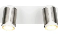 Takspot Med 2 Lampor < Trio Lighting Gillan Spotlight 2-delad GU10 borstad stål