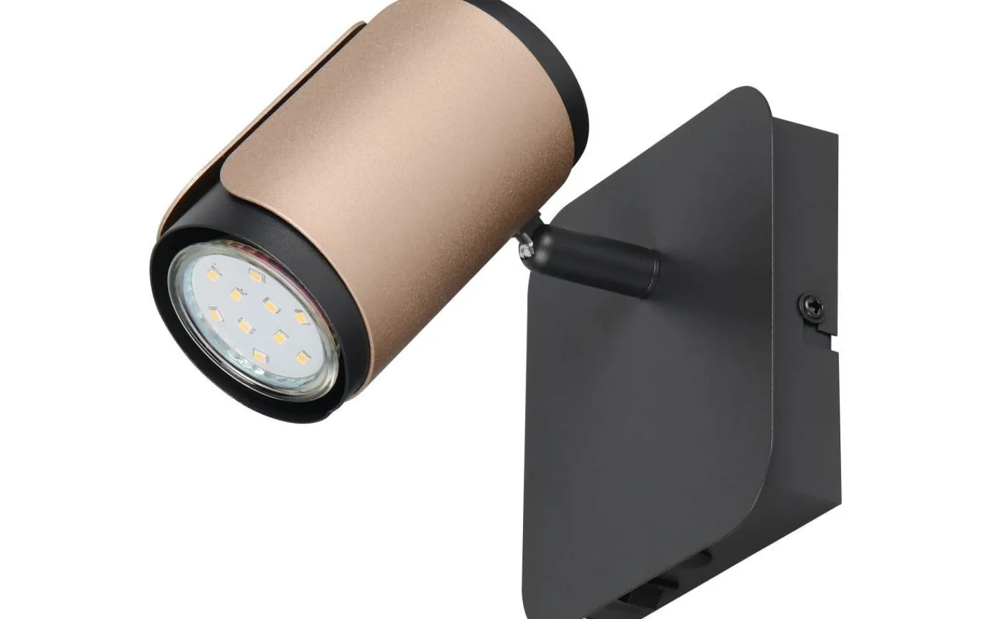 Läslampor < Trio Lighting Gillan Spotlight GU10 kaffebrun