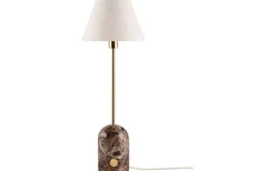 Bordslampor-Globen Lighting Gino Bordslampa 56cm Brun