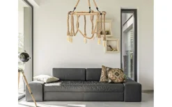 Stora Taklampor Ø50-69 Cm-Mauro Ferretti Gioia Taklampa 64cm Bambu/Rep