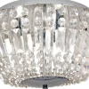 Badrum|Badrumslampor Tak-Aneta Giovanna Kristallplafond 38cm Krom IP44