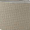 Ovala Lampskärmar-Hallbergs Giovanni Oval Lampskärm 25cm Sand