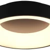 Plafonder < Trio Lighting Girona Plafond LED 45cm mattsvart
