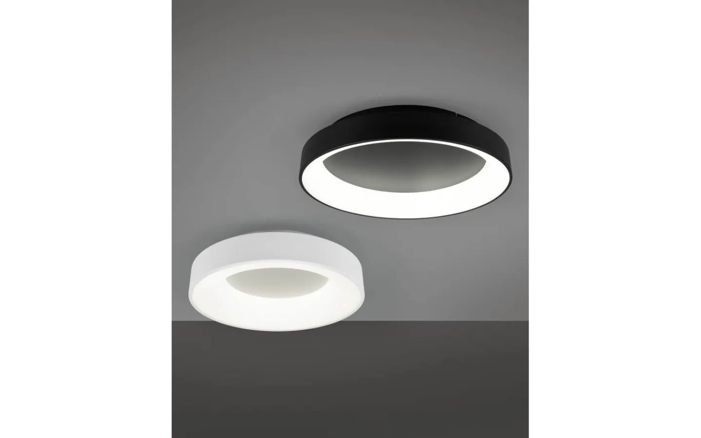 Plafonder-Trio Lighting Girona Plafond LED 45cm mattvit