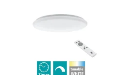 Plafonder-Eglo Giron Plafond 57cm LED 3000-5000K 36W med Fjärrkontroll Vit