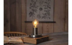 Vardagsrum|Bordslampor-Star Trading Glans Bordslampa 8,5cm Borstat Stål