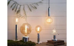 Vardagsrum|Bordslampor-Star Trading Glans Bordslampa 8,5cm E27 Krom