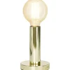 Vardagsrum|Bordslampor-Star Trading Glans Bordslampa 17cm E27 Mässing
