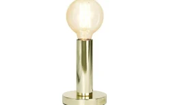 Vardagsrum|Bordslampor-Star Trading Glans Bordslampa 17cm E27 Mässing