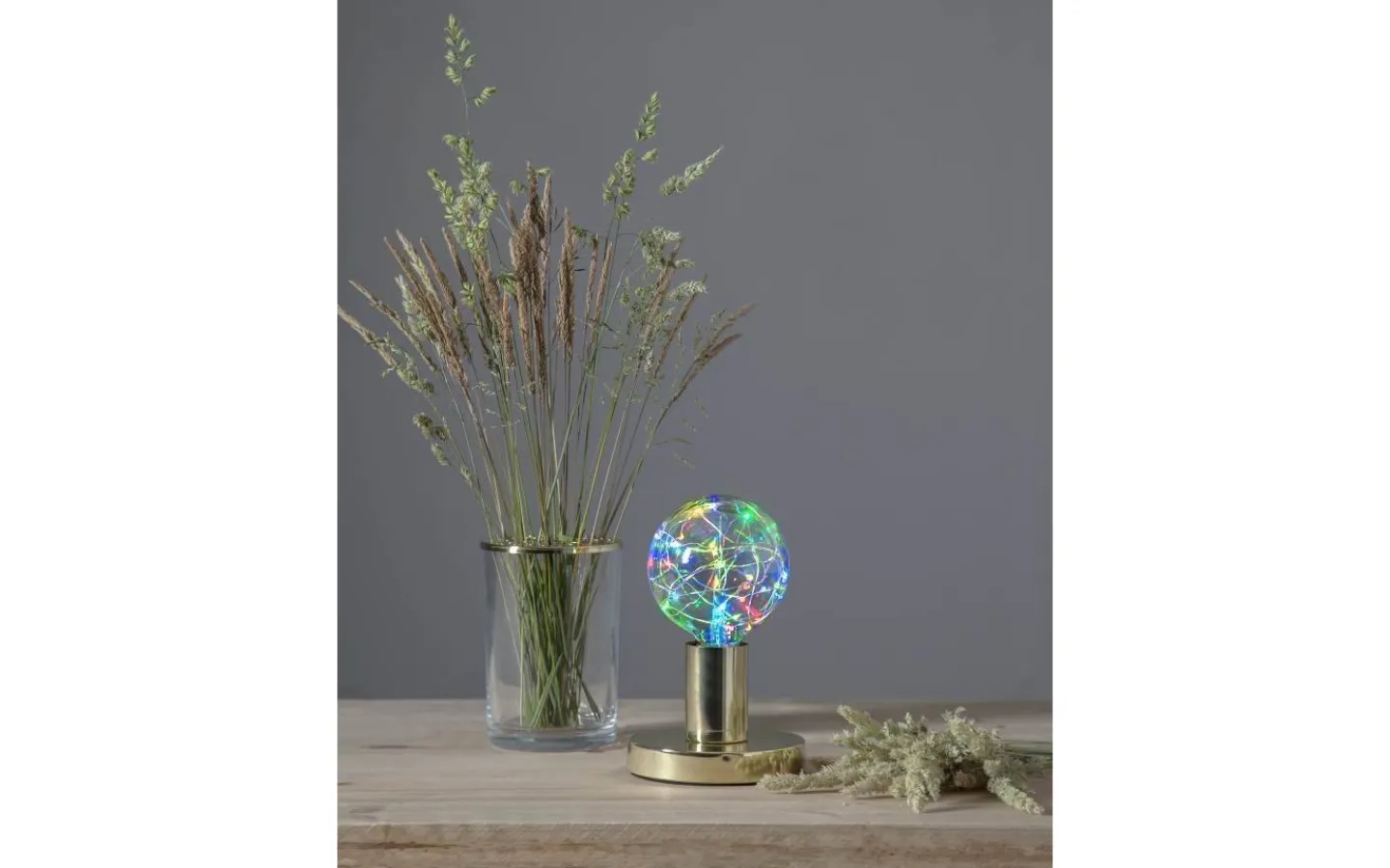 Vardagsrum|Bordslampor-Star Trading Glans Bordslampa 8,5cm E27 Mässing