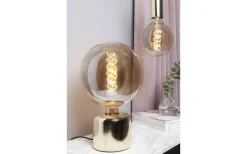 Vardagsrum|Bordslampor-Star Trading Glans Bordslampa 10cm Mässing